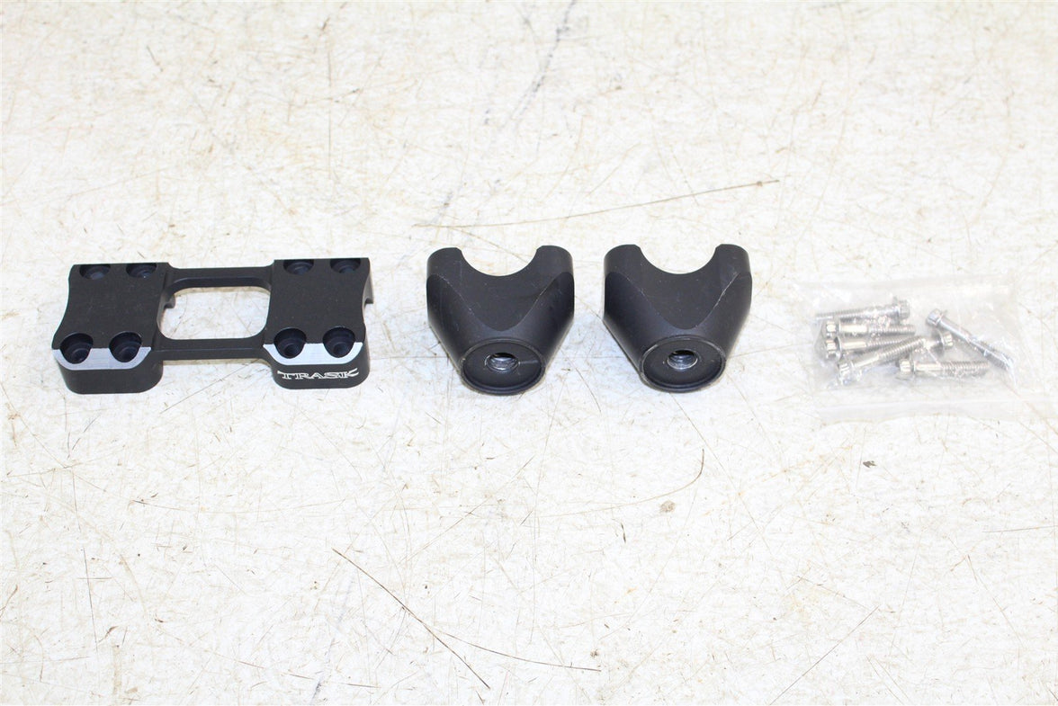 Trask Assault Handle Bar Riser Mounts 2x1-1/4" Black TM-8601-2RC NEW 861G