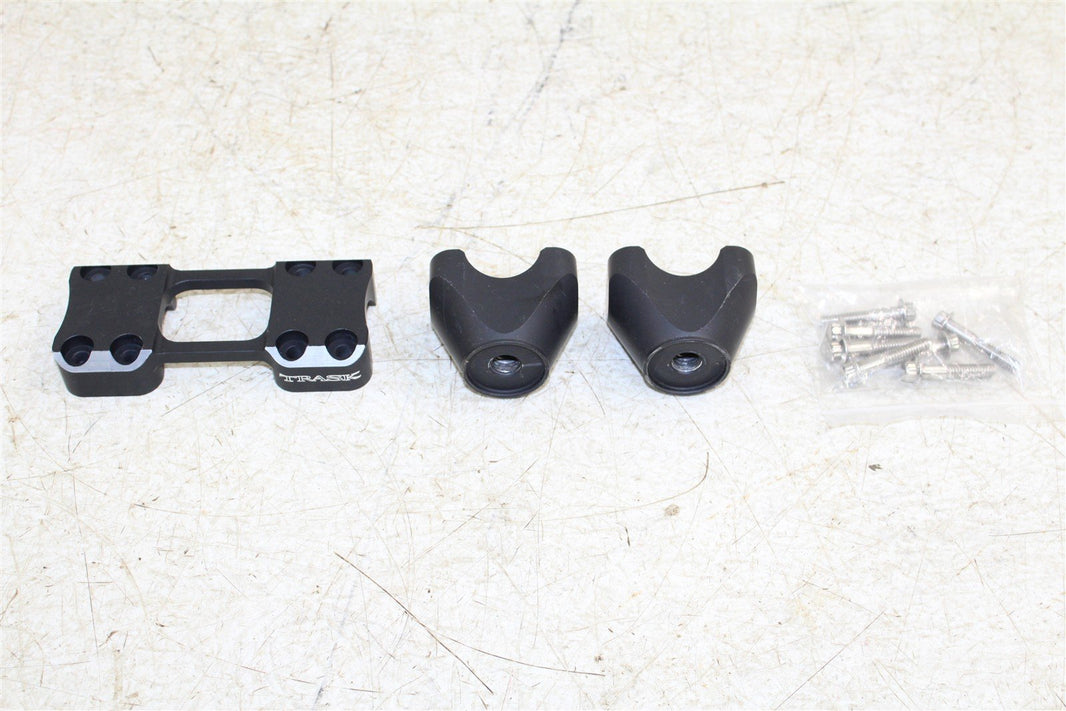 Trask Assault Handle Bar Riser Mounts 2x1-1/4" Black TM-8601-2RC NEW 861G