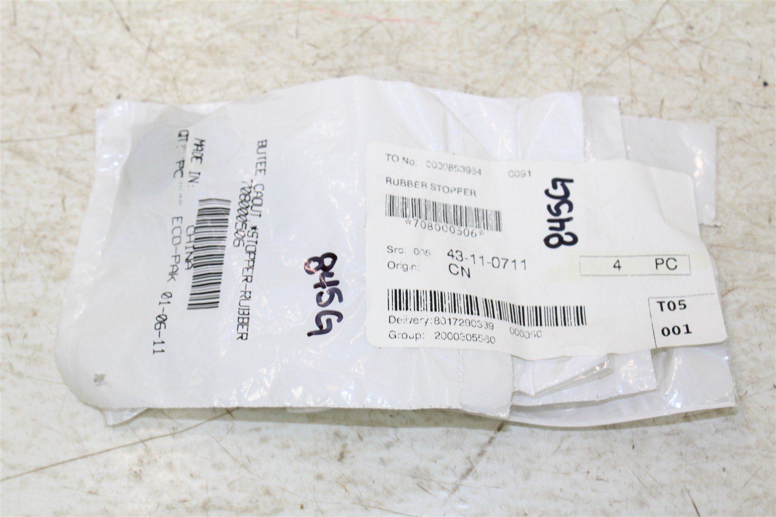 NOS BRP Rubber Stopper 708000506 QTY:4 NEW 845G