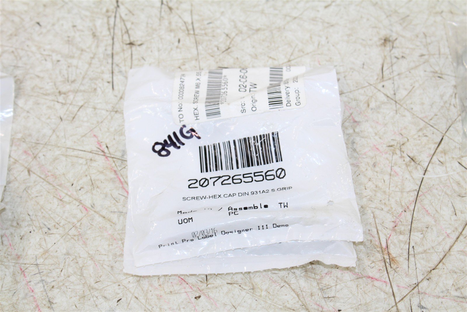 NOS BRP M6x55 Hex Screw Bolt 207265560 Bolt QTY:2 NEW 841G