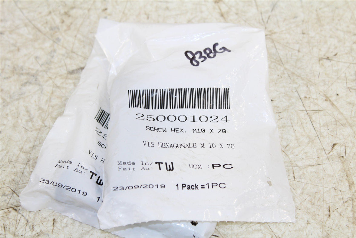 Ski Doo Snowmobile Hex Cap M10 x 70 ISO .8765 Bolt Screw 250000291 QTY:2 838G