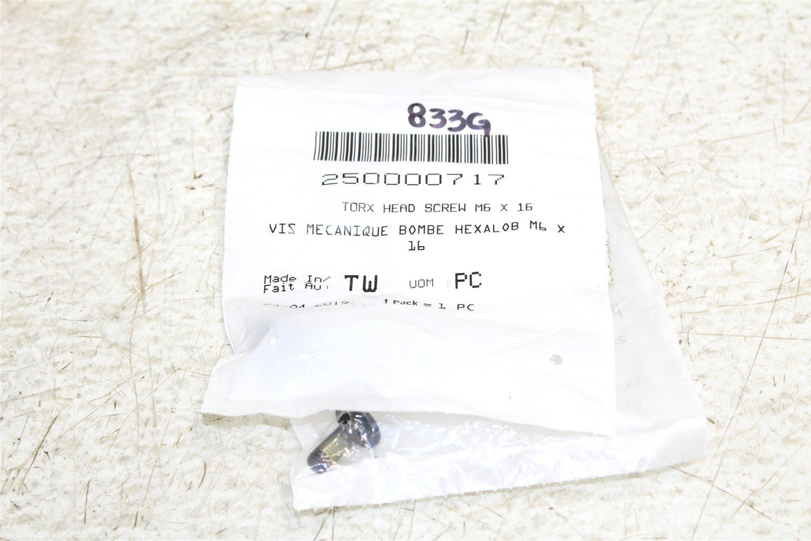 NOS Can Am BRP Packaged Torx Hex Screw Bolt QTY:2 OEM 250000717 NEW 833G