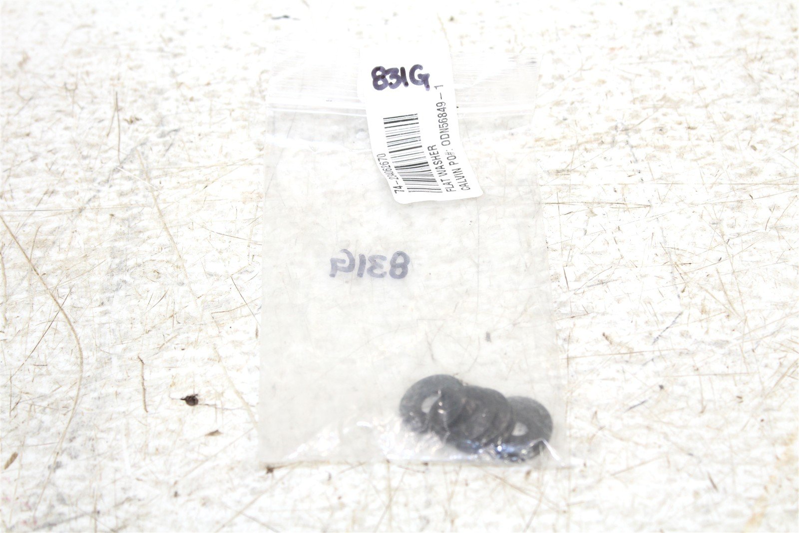 BRP Black Oxide Flat Washers QTY:6 234062670 NEW 831G