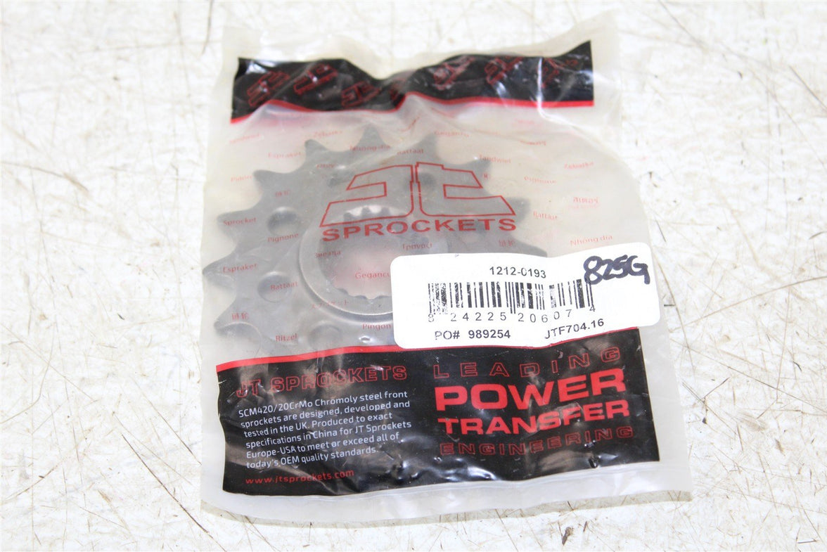 JT Sprockets Front Steel Sprocket 16T 525 - JTF704.16 NEW 825G