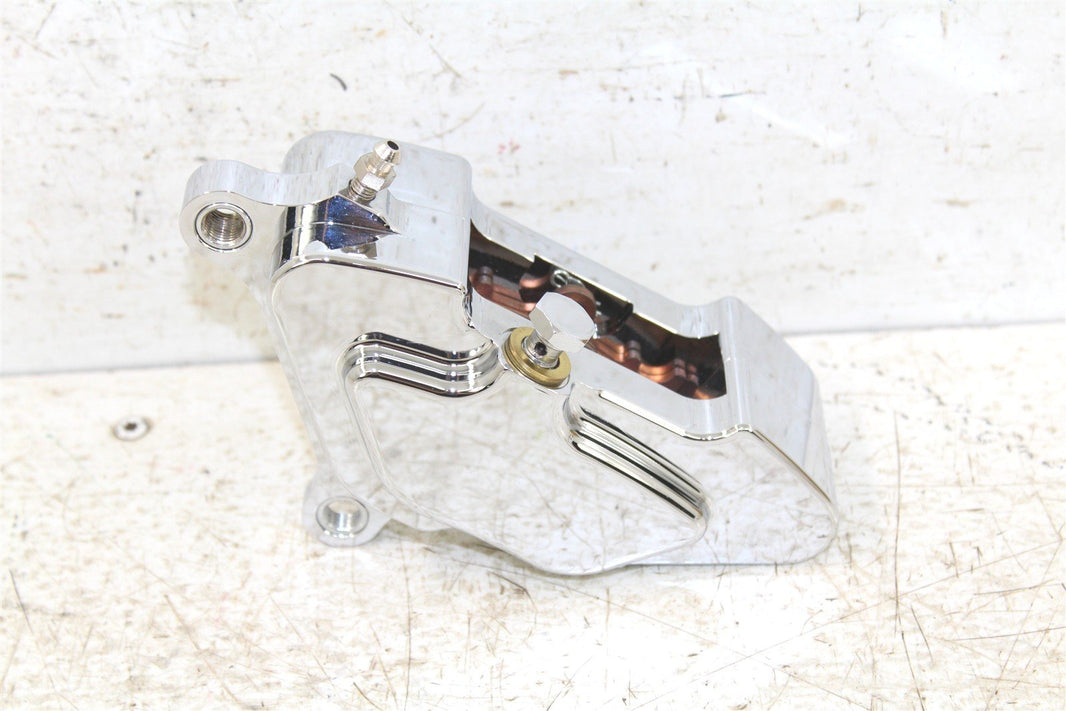 Bikers Choice Front Left Billet Chrome 4 Piston Brake Caliper 482493 Harley 822G