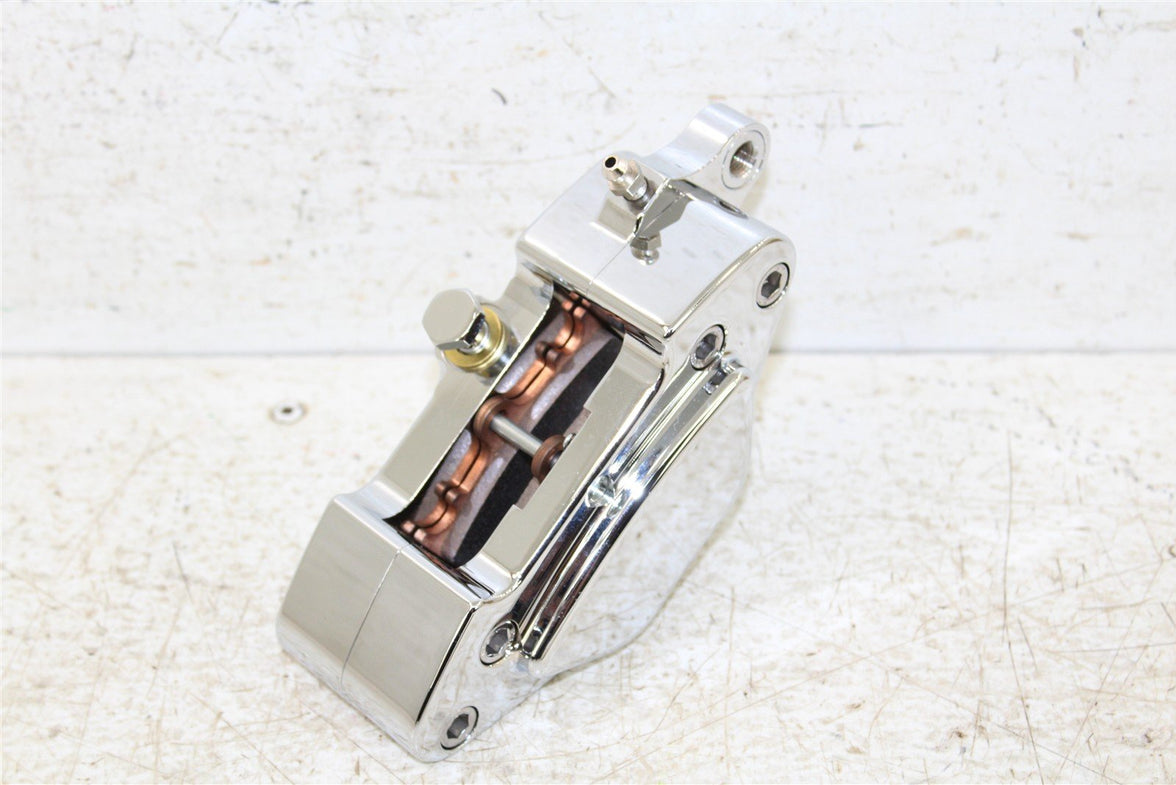 Bikers Choice Front Left Billet Chrome 4 Piston Brake Caliper 482493 Harley 822G