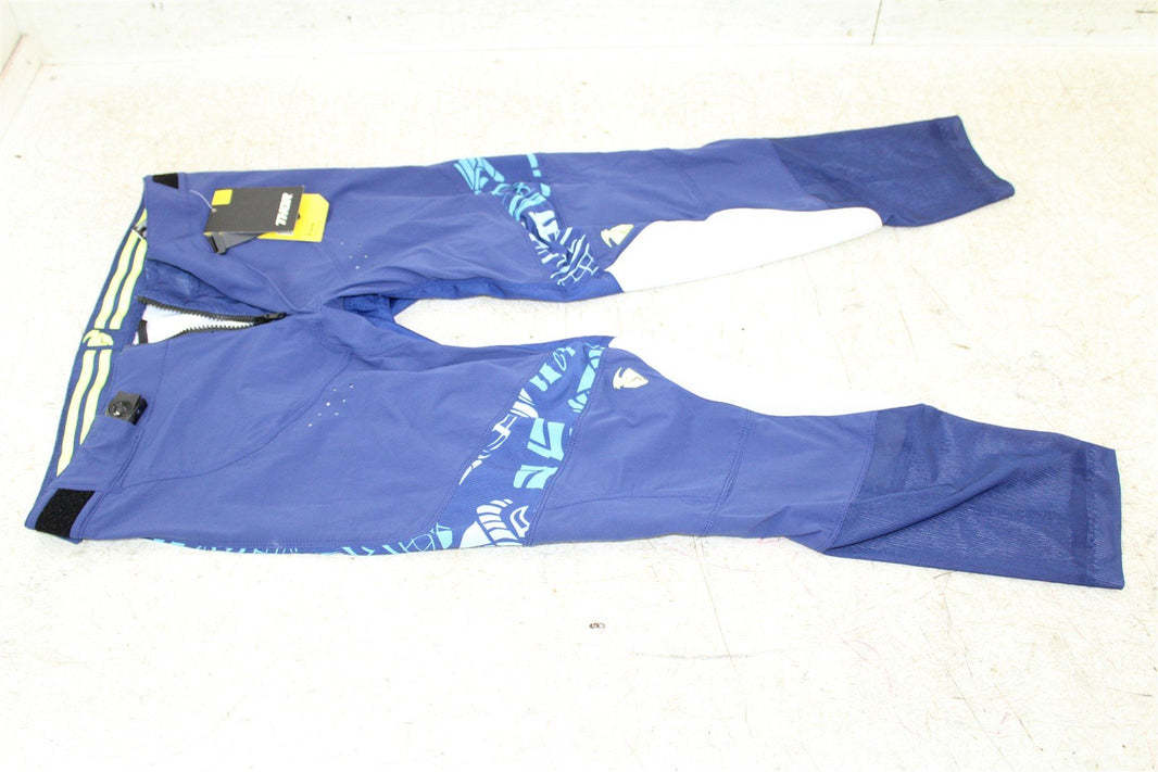 Thor Prime Aloha Pants - Navy Aqua Size 33 DIRT BIKE ATV 2901-11396 NEW 813G