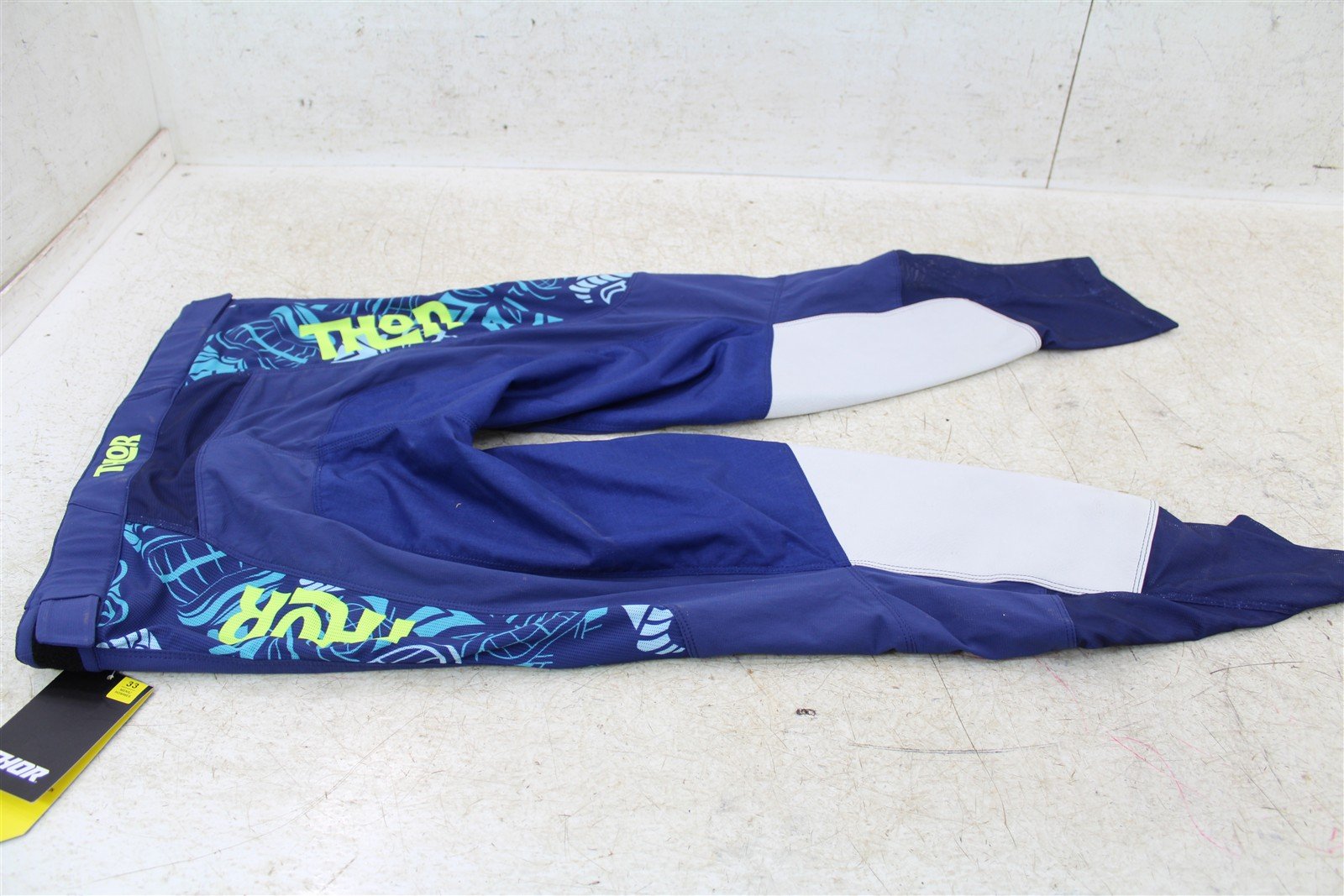 Thor Prime Aloha Pants - Navy Aqua Size 33 DIRT BIKE ATV 2901-11396 NEW 813G