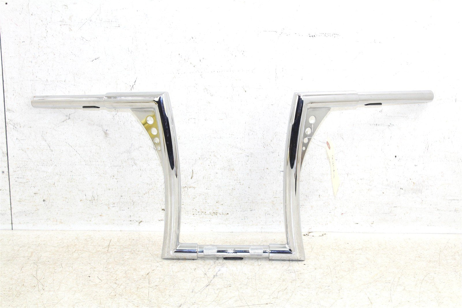 12" Chrome Handle Bars Ape Hanger Throttle By Wire 6" Pull Back 32" Wide 820G