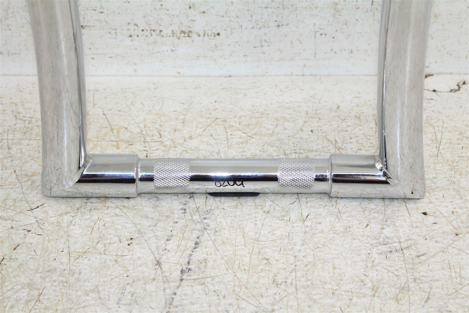 12" Chrome Handle Bars Ape Hanger Throttle By Wire 6" Pull Back 32" Wide 820G