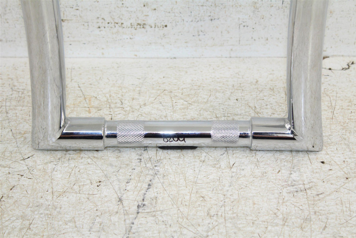 12" Chrome Handle Bars Ape Hanger Throttle By Wire 6" Pull Back 32" Wide 820G
