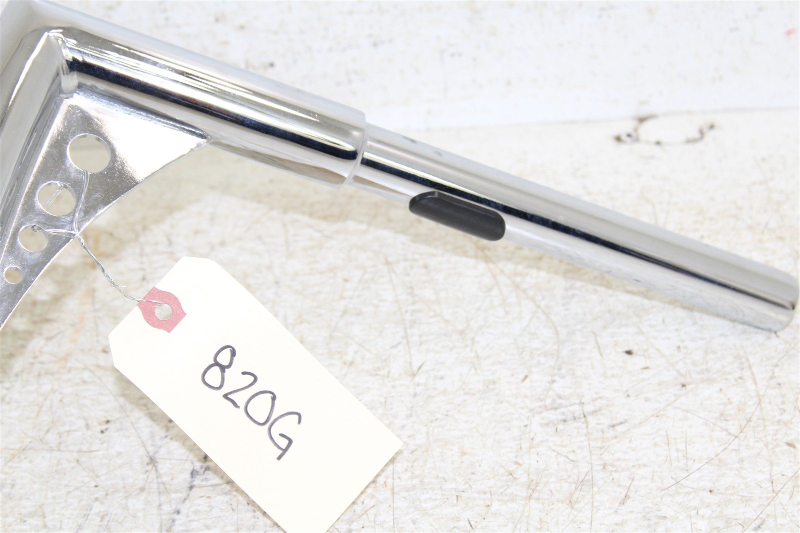 12" Chrome Handle Bars Ape Hanger Throttle By Wire 6" Pull Back 32" Wide 820G