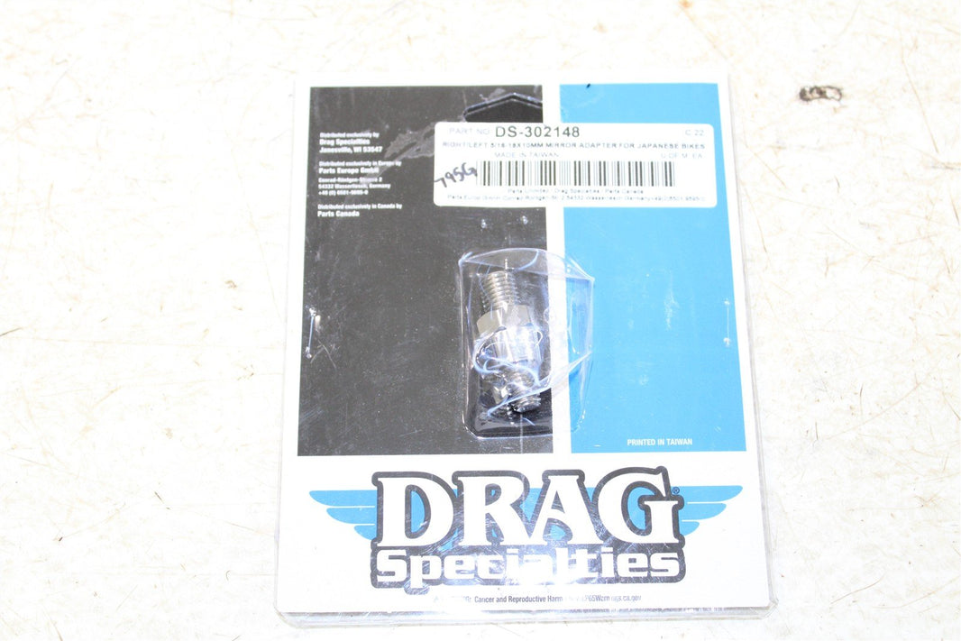 Drag Specialties RH/LH 15/16-18X10mm Mirror Adapter for Jap Bikes DS-302148 795G