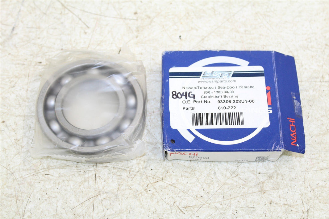 1998-2008 Yamaha Crankshaft Bearing 800 1200 1300 NEW 93306-208U1-00 Pinned 804G