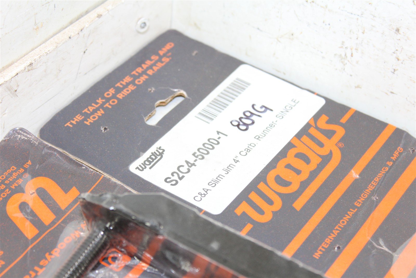 Woodys Wearbar Slim Jim 4" Set S2C4-5000-1 New 809G