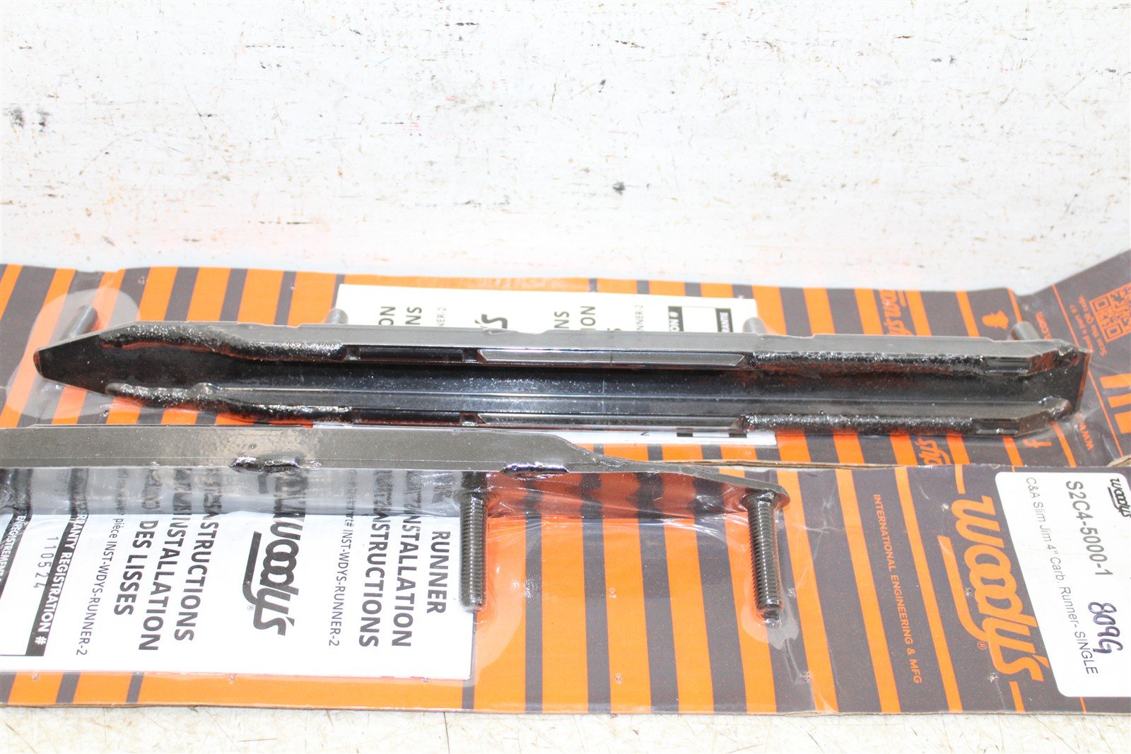 Woodys Wearbar Slim Jim 4" Set S2C4-5000-1 New 809G