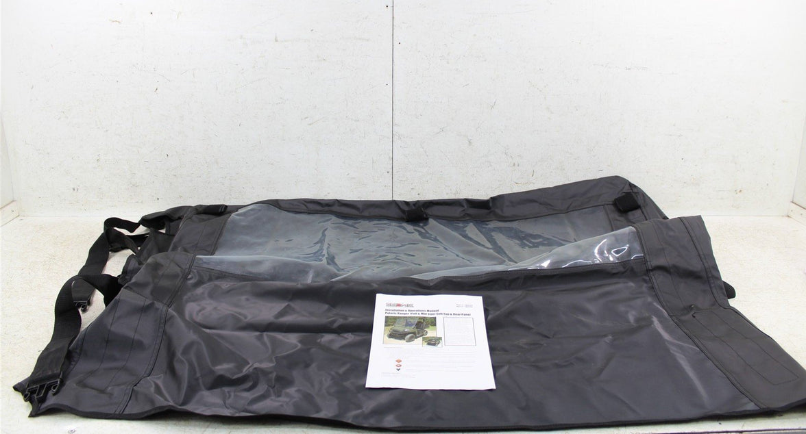 2009-14 Polaris Ranger Full & Mid Size Seizmik Soft Top & Rear Panel Roof 777G