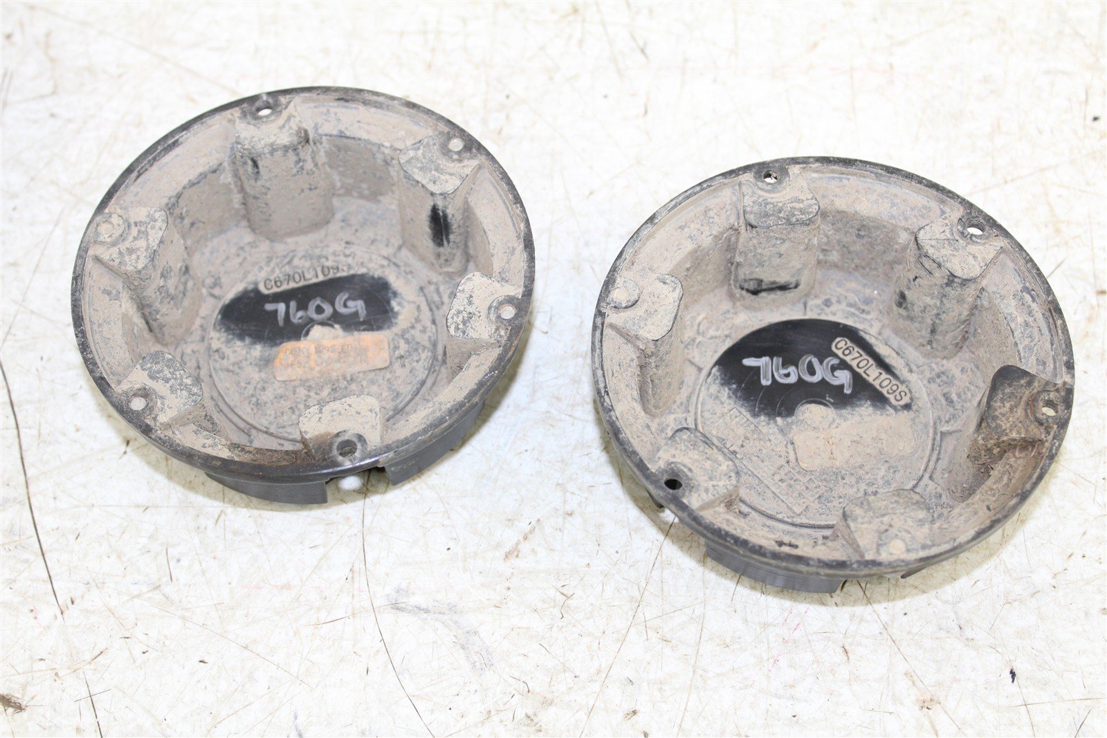 Set of Tusk Wheel Cap 4/137-4/156 Matte Black 2 Pieces 760G