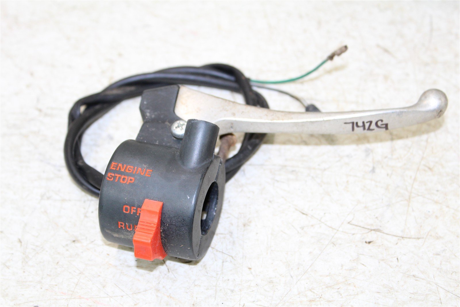 2008 Honda CRF 50F Kill Switch w/ Front Brake Lever 742G