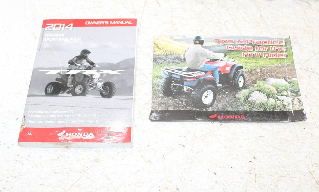 2014 Honda TRX 400X Owners Manual 716G