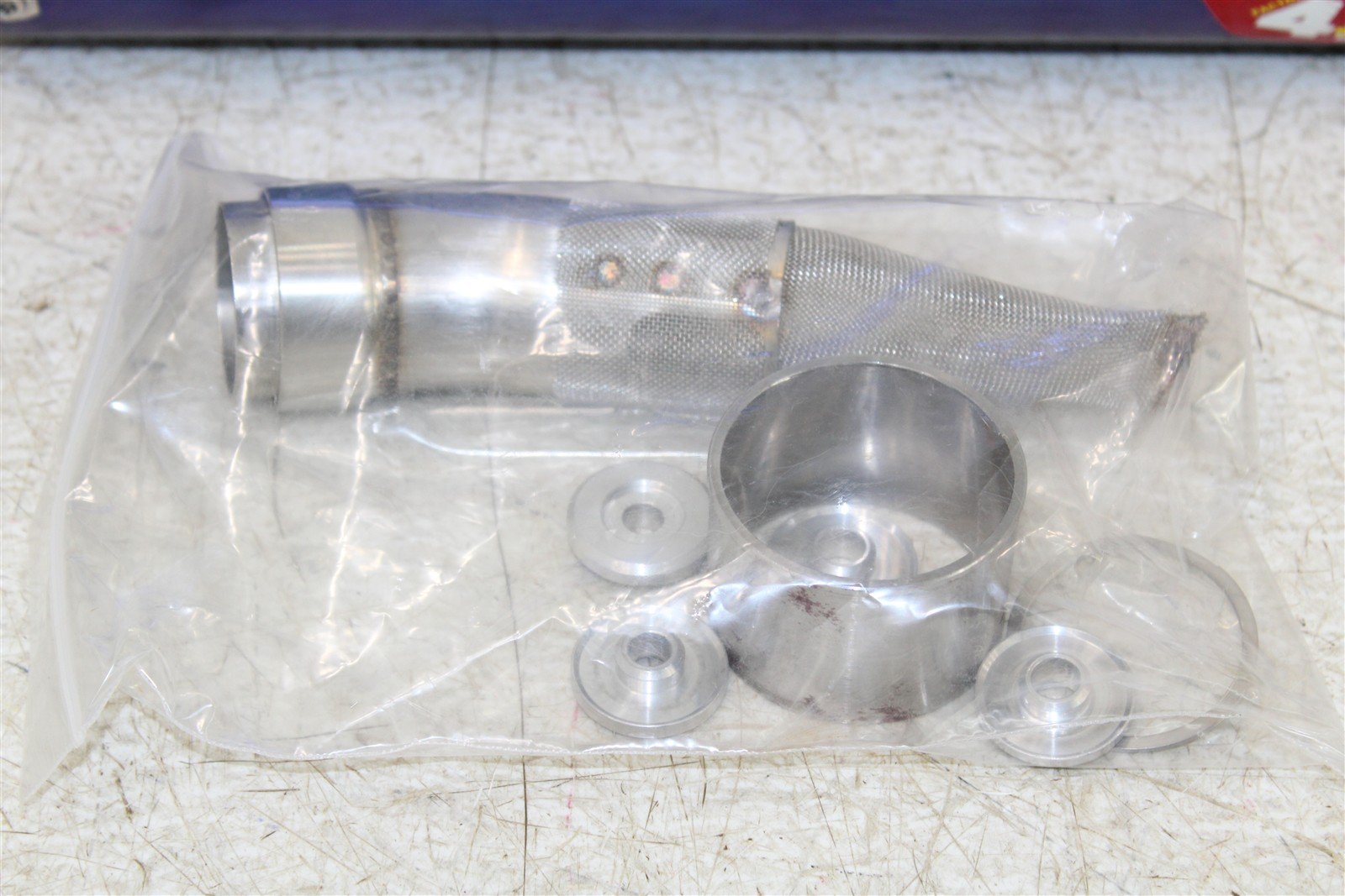 FMF Factory 4.1 RCT Anodized Titanium/Carbon Tip Exhaust Muffler 045586 NEW 715G
