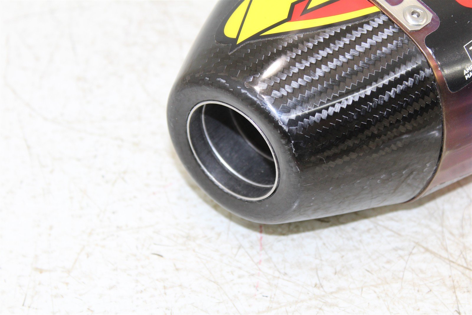 FMF Factory 4.1 RCT Anodized Titanium/Carbon Tip Exhaust Muffler 045586 NEW 715G