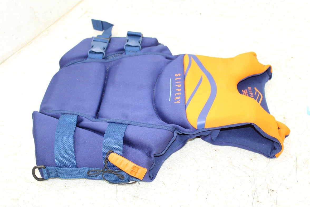 Slippery Vest S19 Array Navy Orange Adult Lrg Life Preserver 3240-0763 NOS 709G