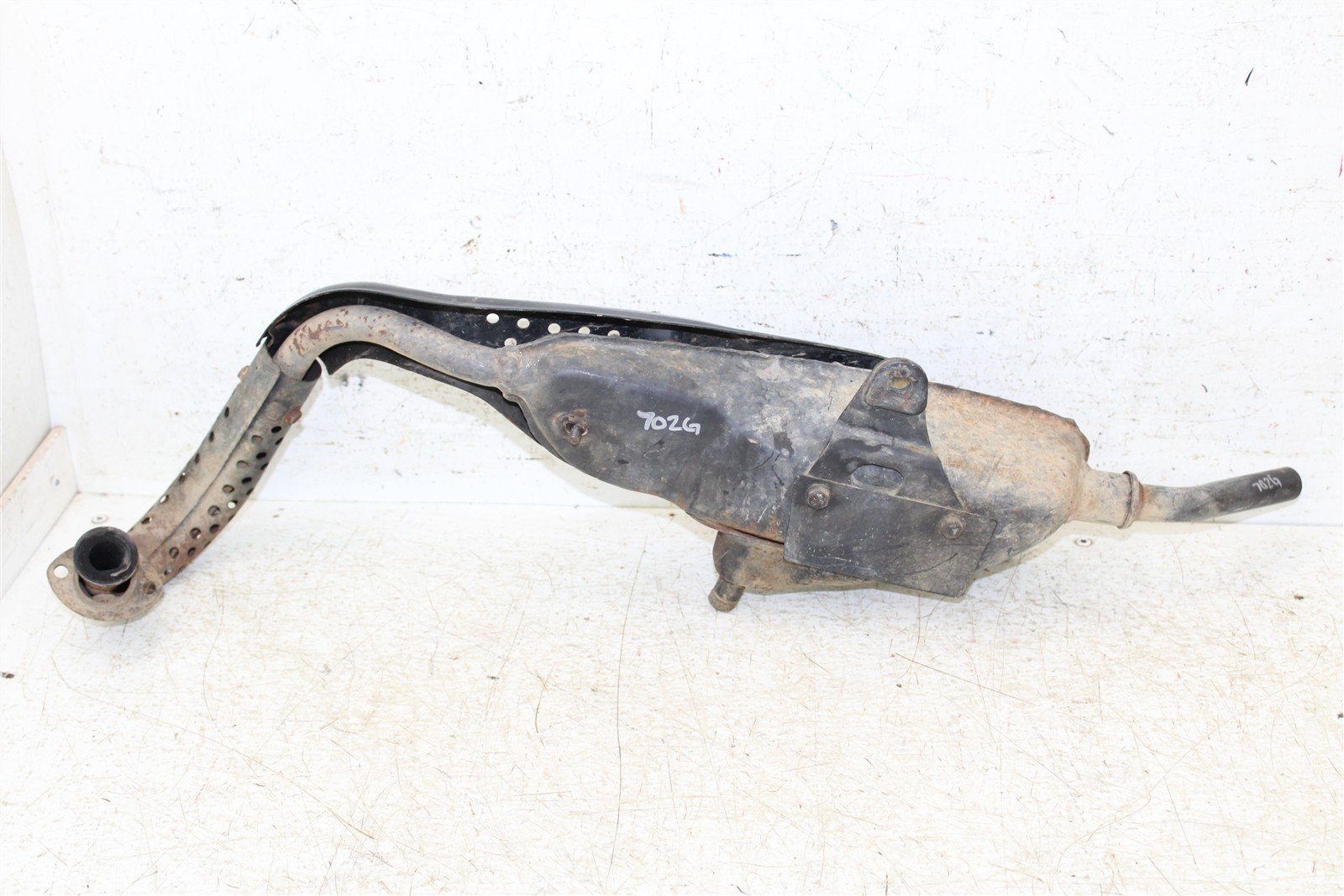 1988 Honda Z 50 Exhaust System Head Pipe Silencer Muffler 702G