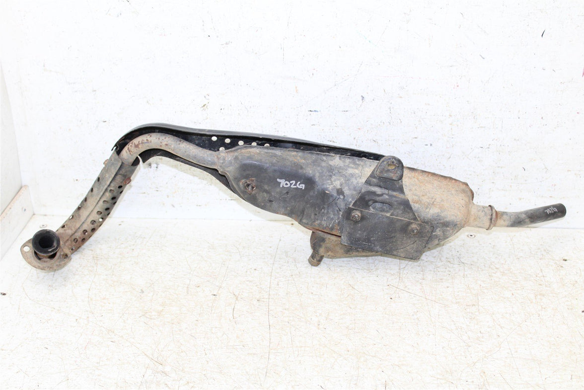 1988 Honda Z 50 Exhaust System Head Pipe Silencer Muffler 702G