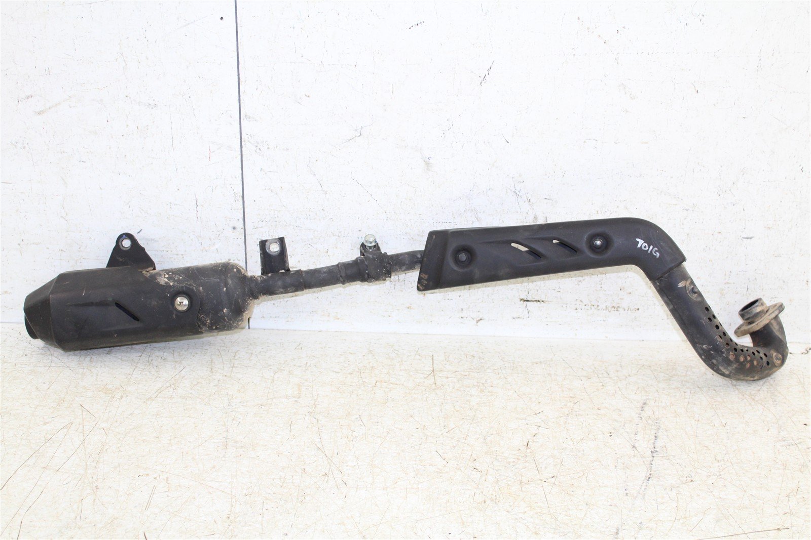 2021 Honda CRF 110F Exhaust System Head Pipe Silencer Muffler 701G