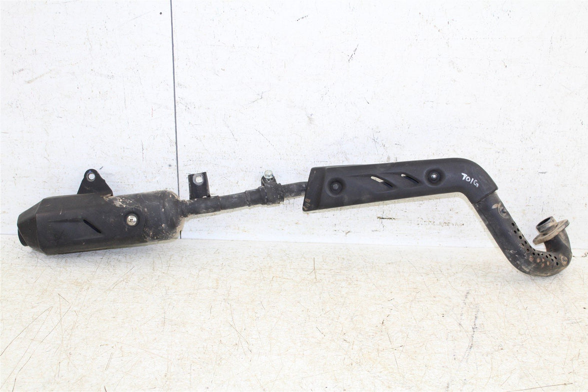 2021 Honda CRF 110F Exhaust System Head Pipe Silencer Muffler 701G