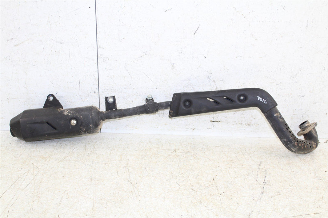 2021 Honda CRF 110F Exhaust System Head Pipe Silencer Muffler 701G