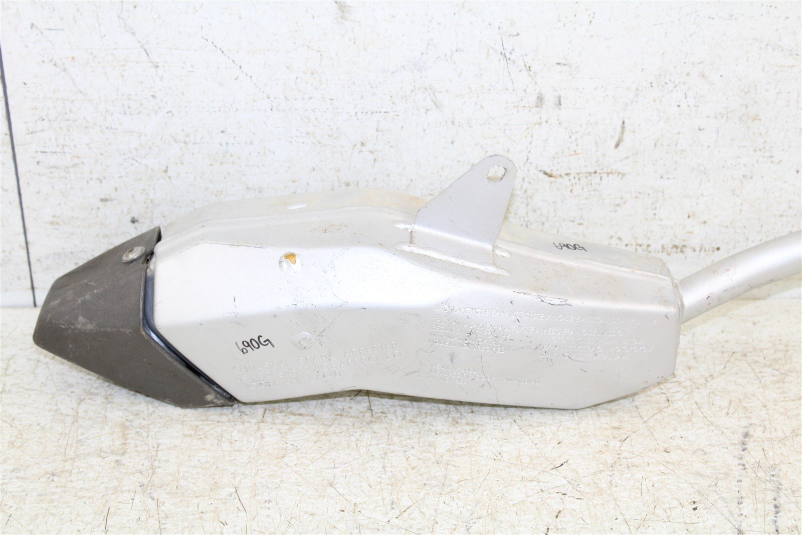 2008 Kawasaki KLX 140 Exhaust Silencer Muffler 690G