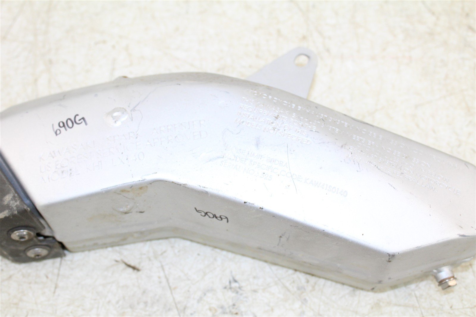 2008 Kawasaki KLX 140 Exhaust Silencer Muffler 690G