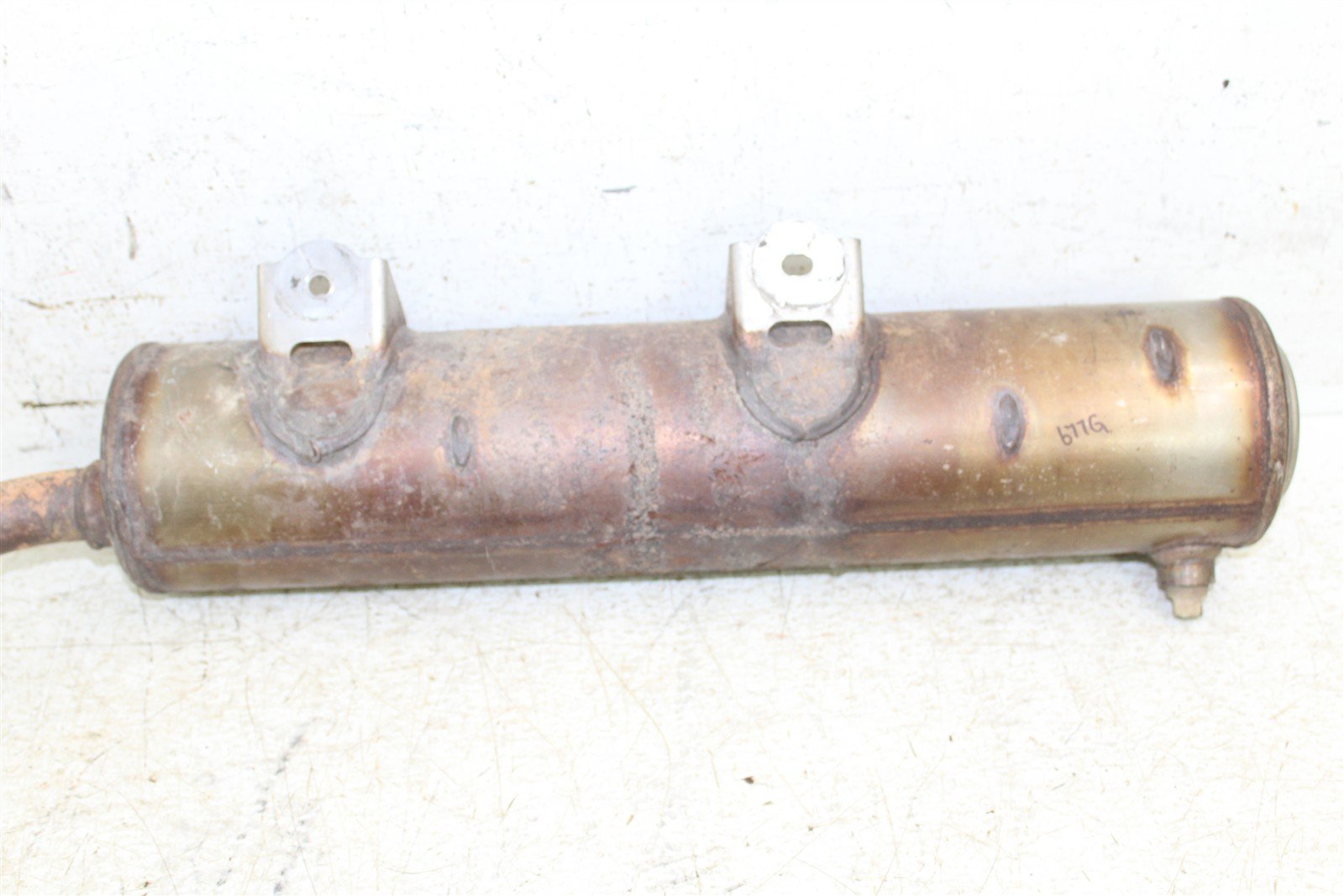 2002 Honda Recon 250 ES Exhaust Silencer Muffler 677G