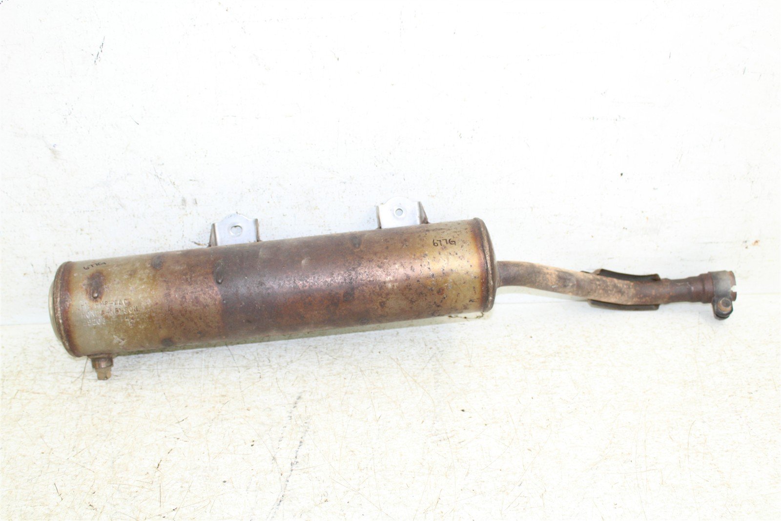 2002 Honda Recon 250 ES Exhaust Silencer Muffler 677G