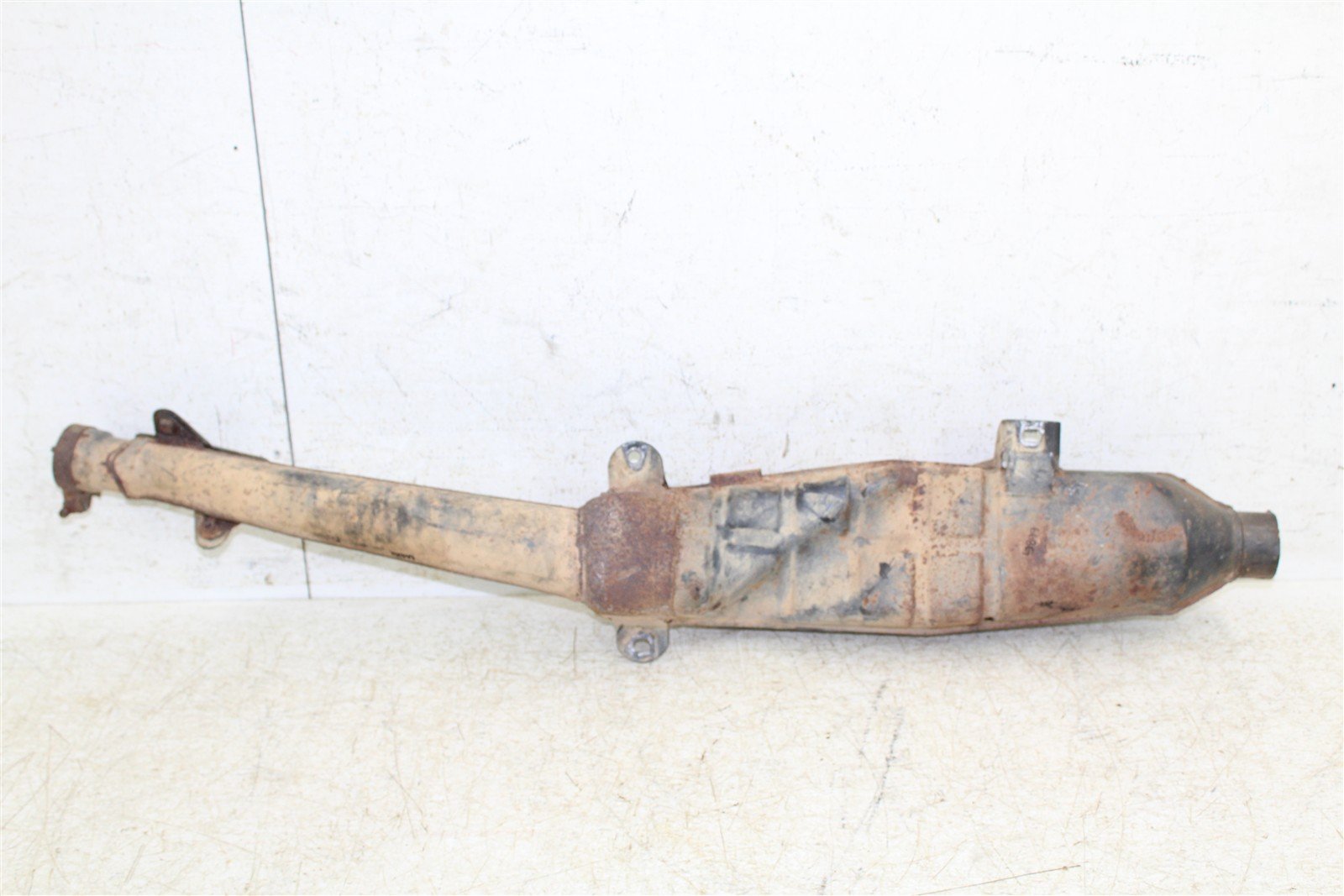 2001 Yamaha Warrior 350 Exhaust Silencer Muffler 668G
