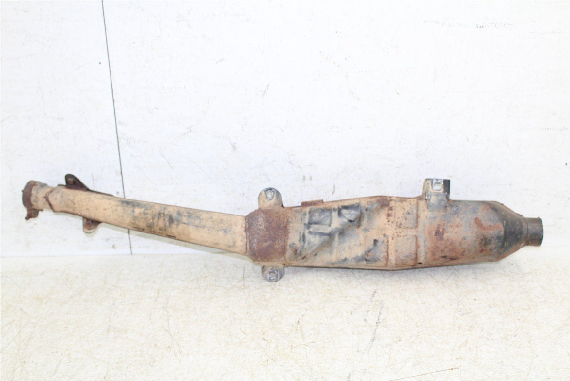 2001 Yamaha Warrior 350 Exhaust Silencer Muffler 668G
