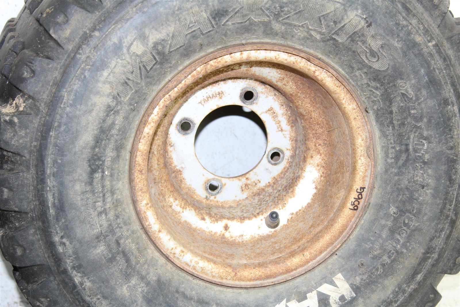 1990 Yamaha Blaster 200 Rear Wheel Set Rims 656G