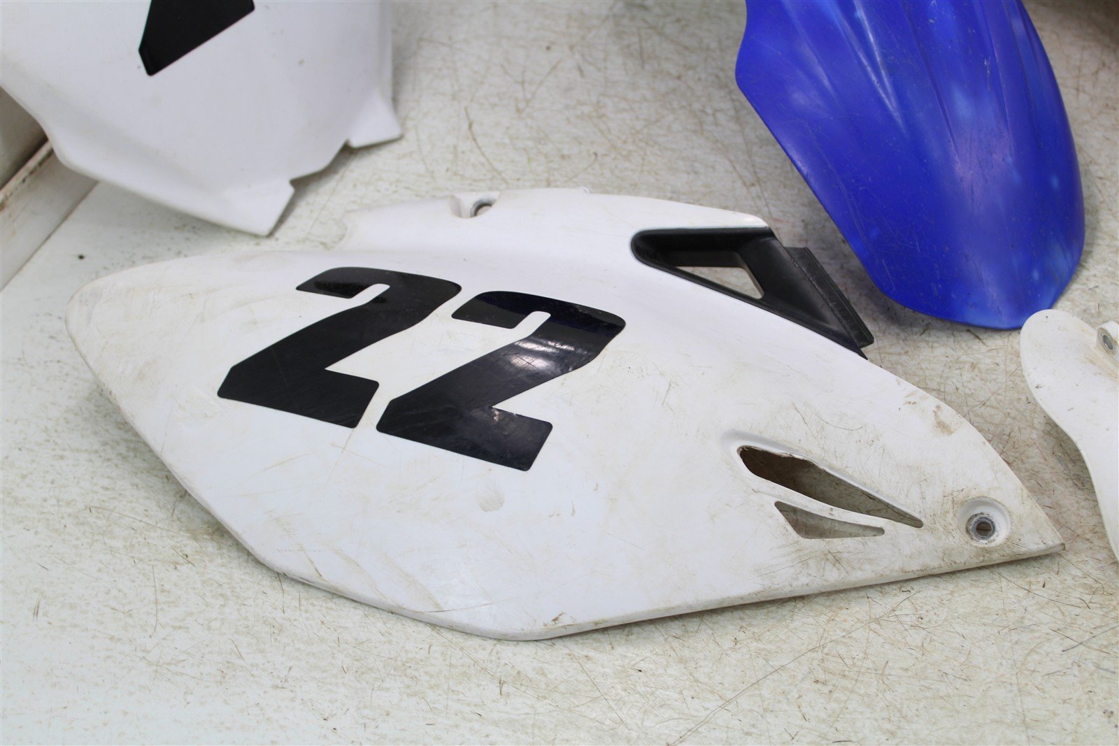 2009 Yamaha YZ 250F Fender Set Rear Front Number Plates 654G