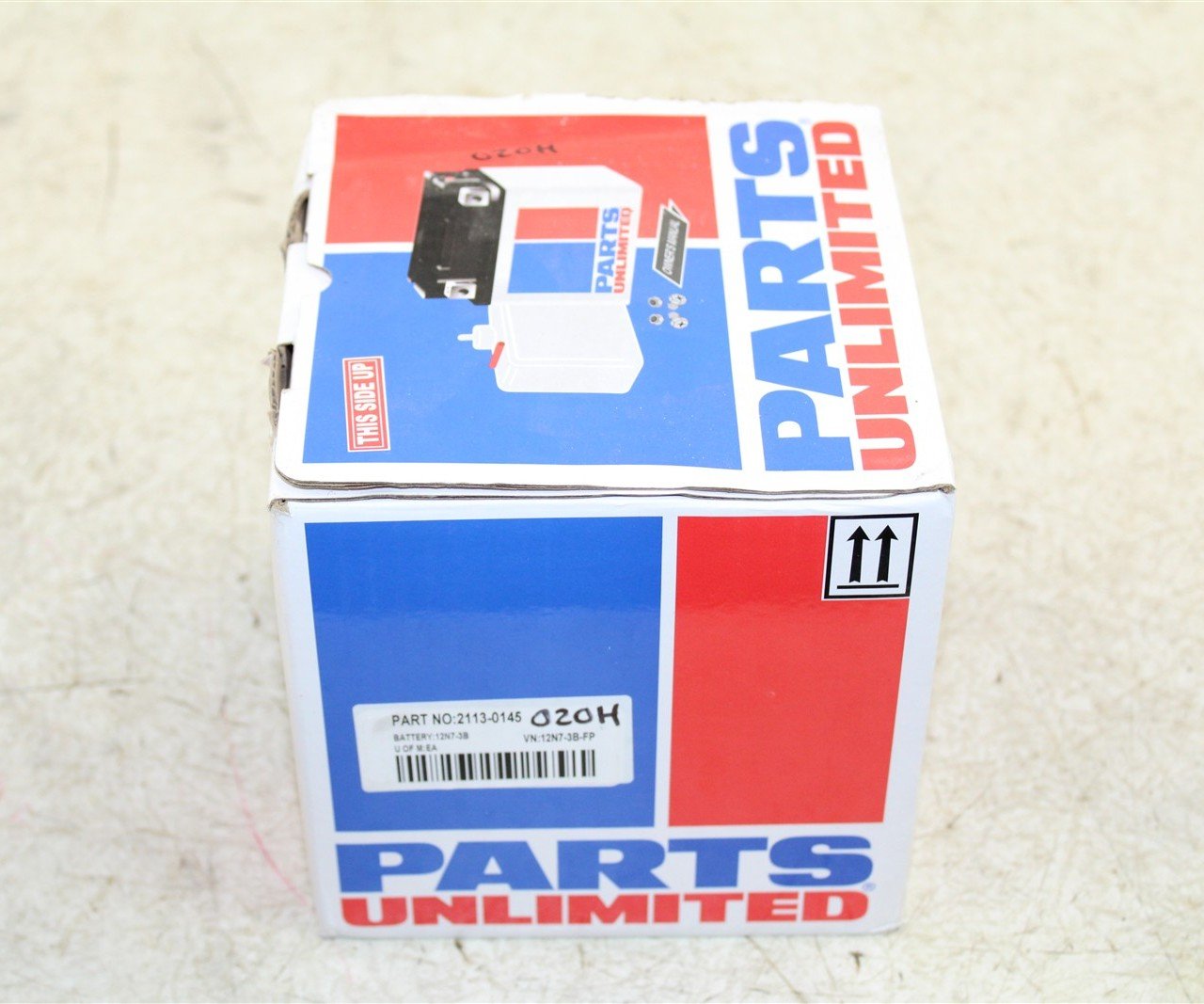 Parts Unlimited AGM Battery 12N7-3B NEW 2113-0145 NOS 020H