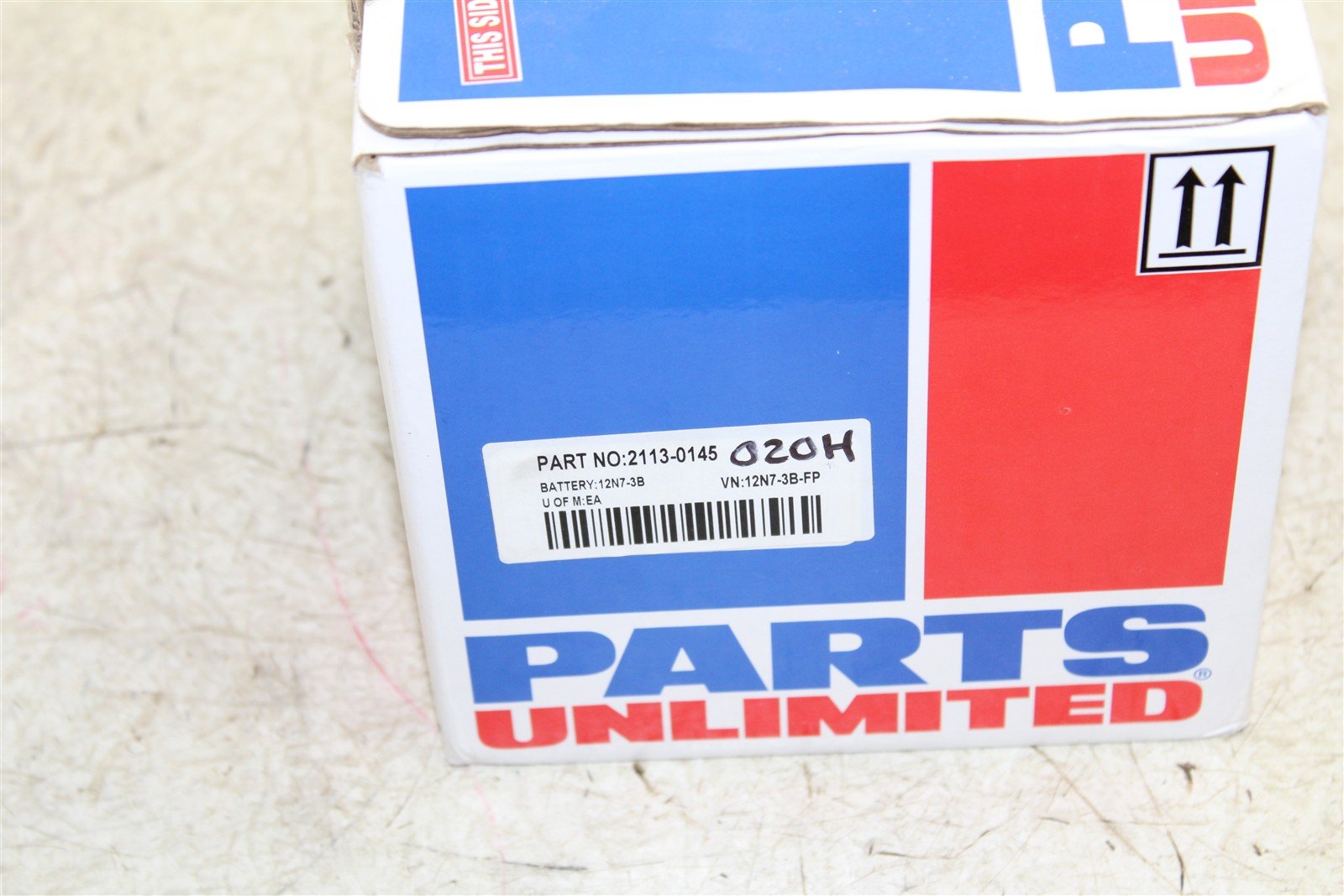 Parts Unlimited AGM Battery 12N7-3B NEW 2113-0145 NOS 020H
