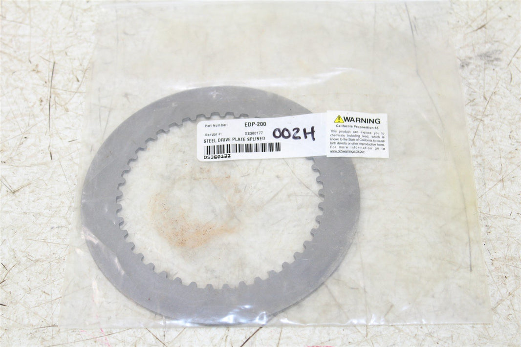 Belt Drives EDP-200 Clutch Backing Plate for SS-2 2in. Drive NEW 002H