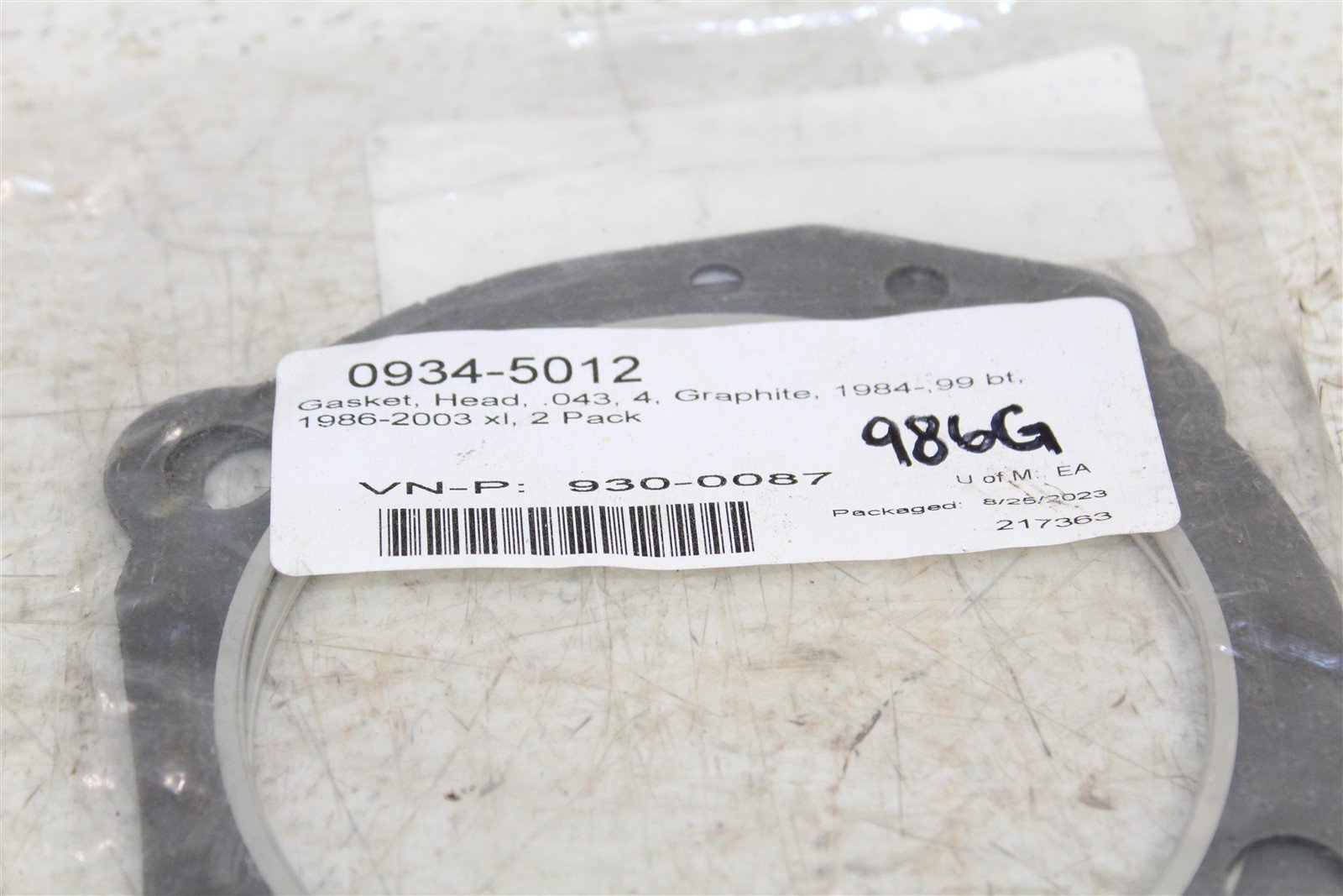 S&S Cycle Harley EVO 4" .043 Head Gaskets 0934-5012 NEW 986G