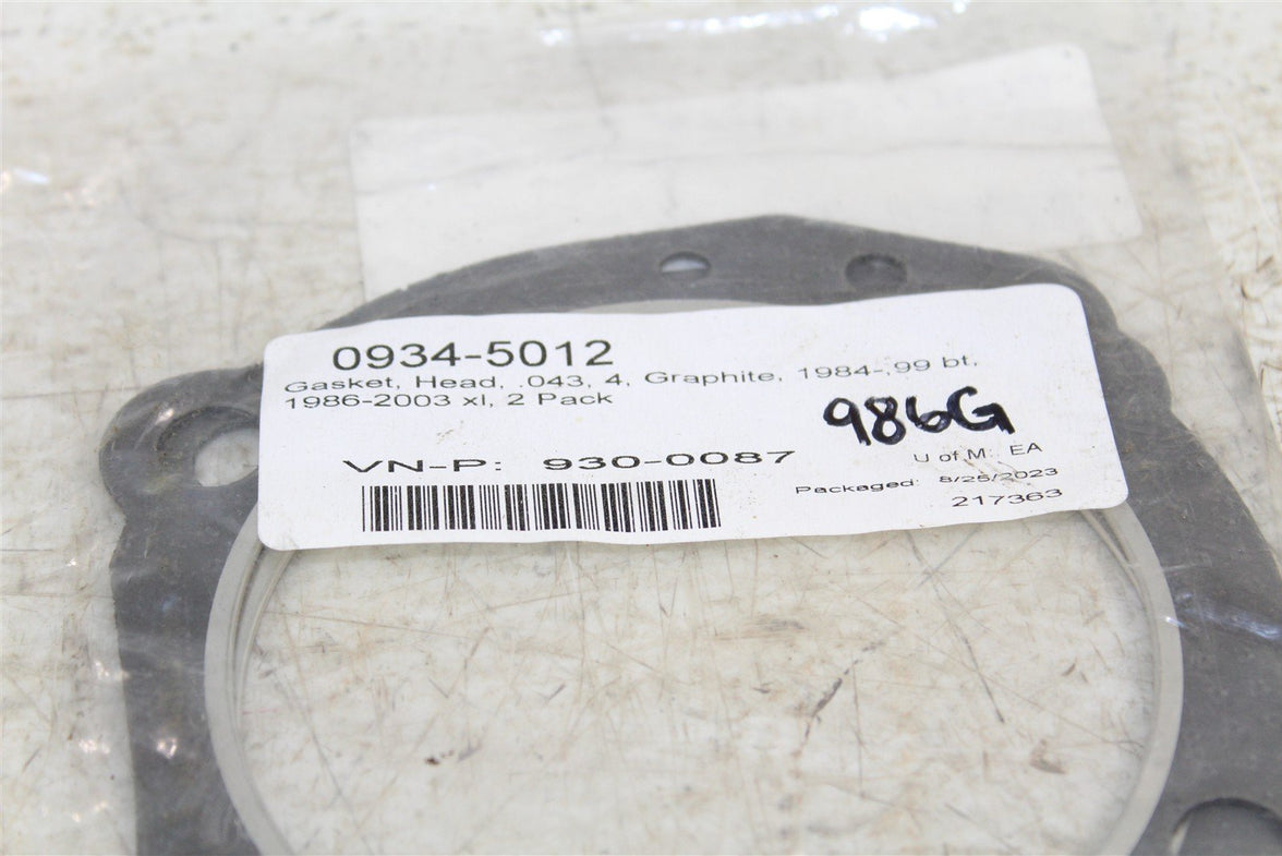 S&S Cycle Harley EVO 4" .043 Head Gaskets 0934-5012 NEW 986G