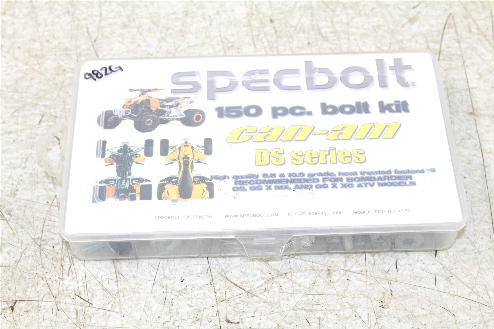 2008-2015 Can Am DS 450 MX XC X 150pc Bolt Kit Bombardier OPENED 982G