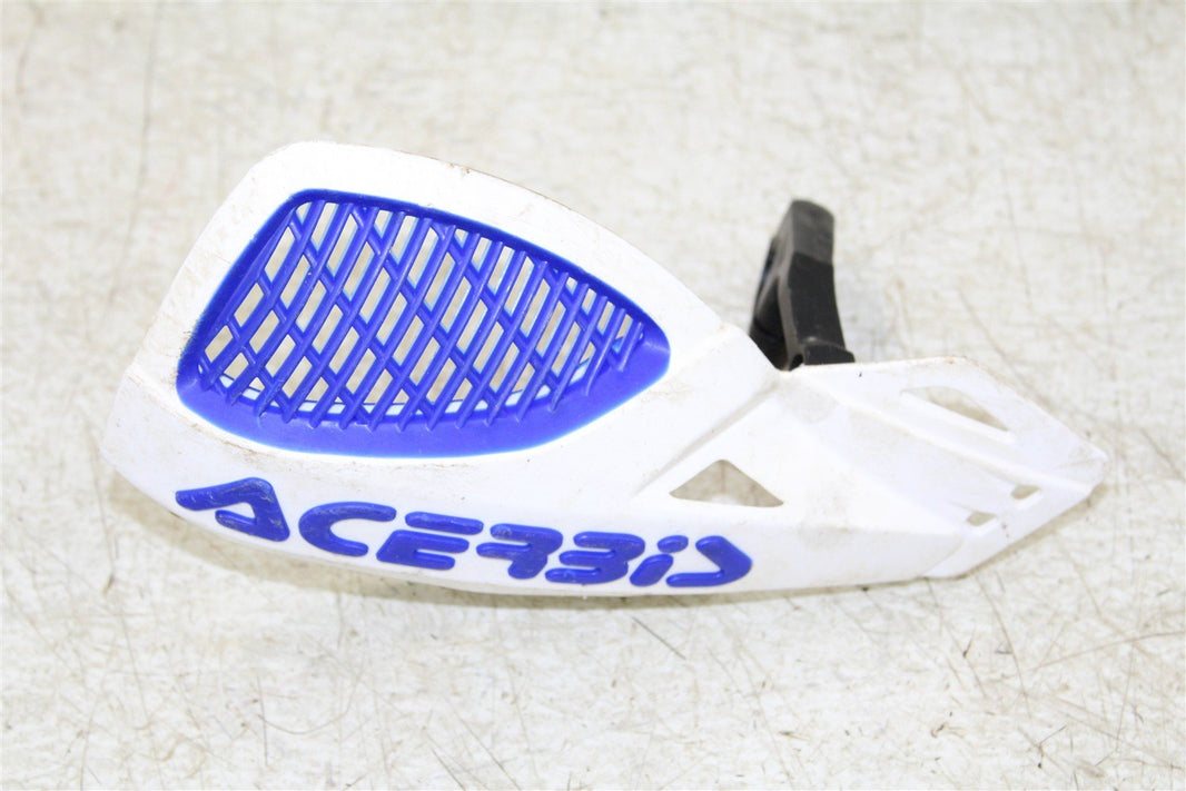 Acerbis Left Hand Brush Guards Blue White 978G