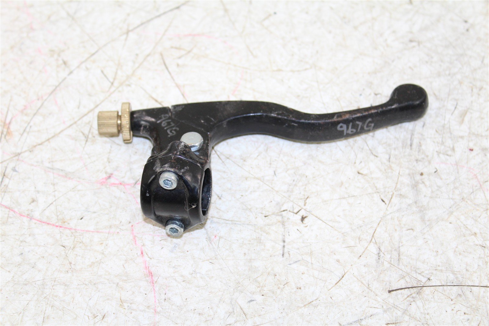 1999 Honda XR 80 100 Front Right Brake Lever w/ Perch 967G