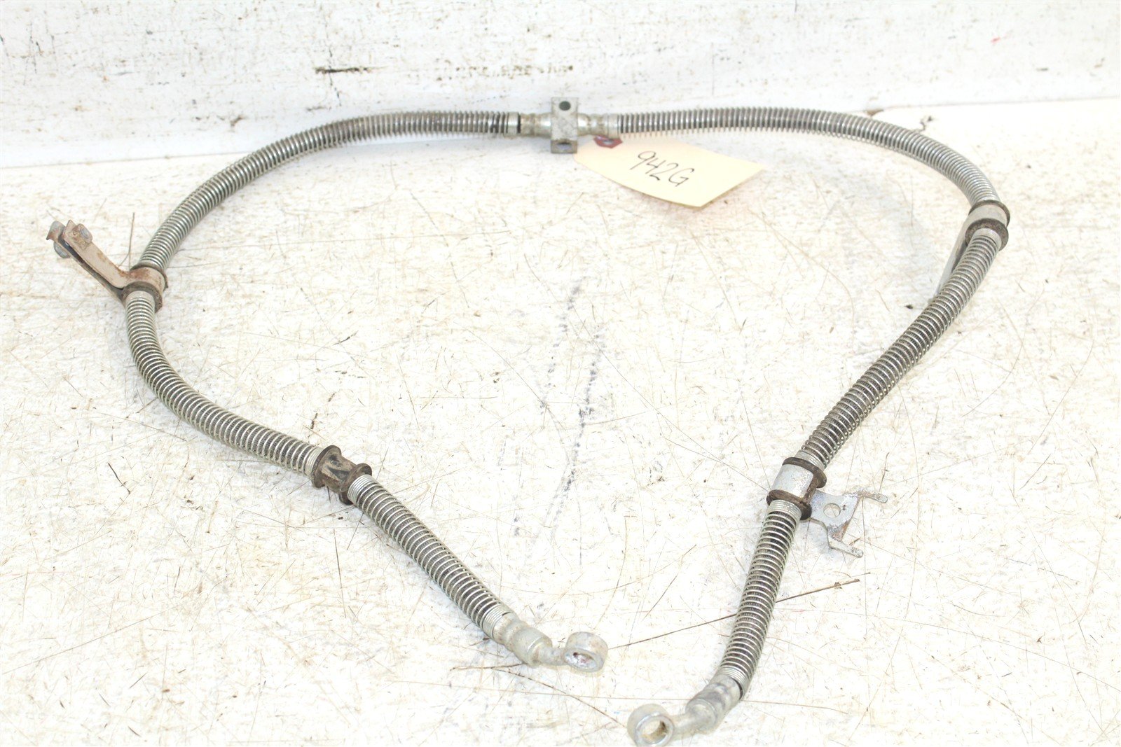 2009 Yamaha Wolverine 450 4x4 Front Lower Brake Hose Line 942G