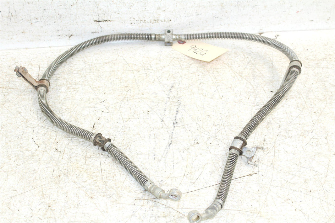 2009 Yamaha Wolverine 450 4x4 Front Lower Brake Hose Line 942G